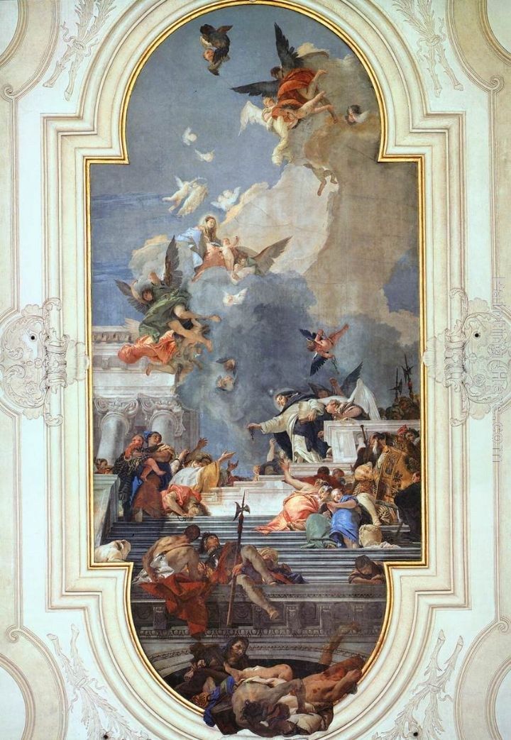 Giovanni Battista Tiepolo The Institution of the Rosary